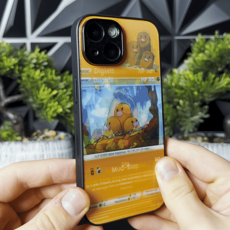 PokiCase® 3D Reflective Diglett Case