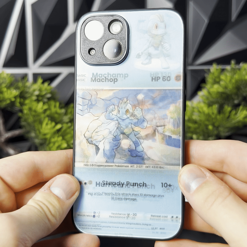 PokiCase® 3D Reflective Machamp Case