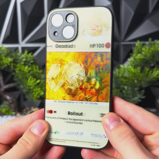 PokiCase® 3D Reflective Geodude Case